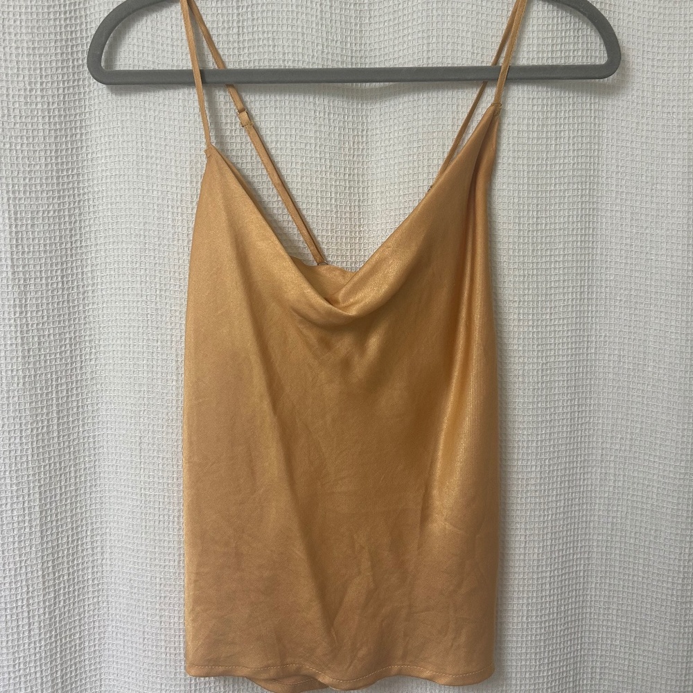 Cowneck orange top size 2